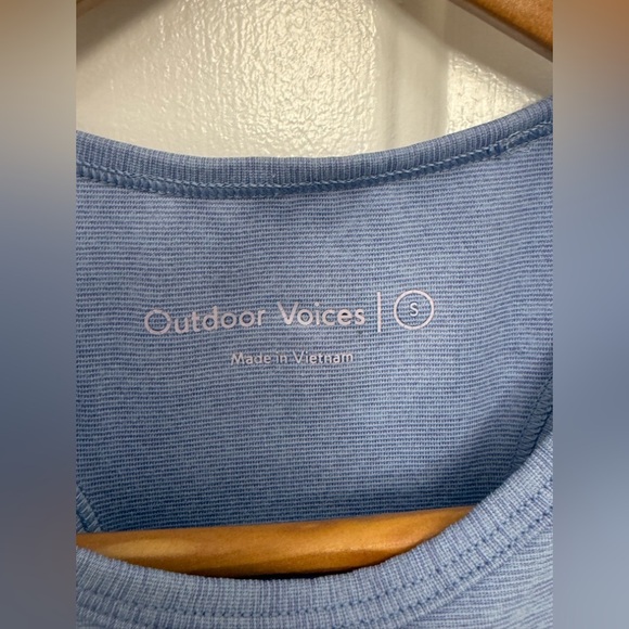 Outdoor Voices Periwinkle Blue Athena Sports Bra - Picture 2 of 4